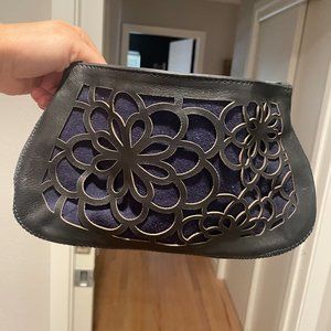 Hadley Pollet Midnight Peek-A-Boo Clutch